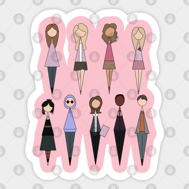 Mean Girls Sticker by Faceless Favorites 